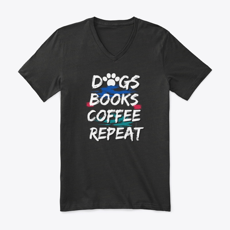 DOGS BOOKS COFFEE REPEAT