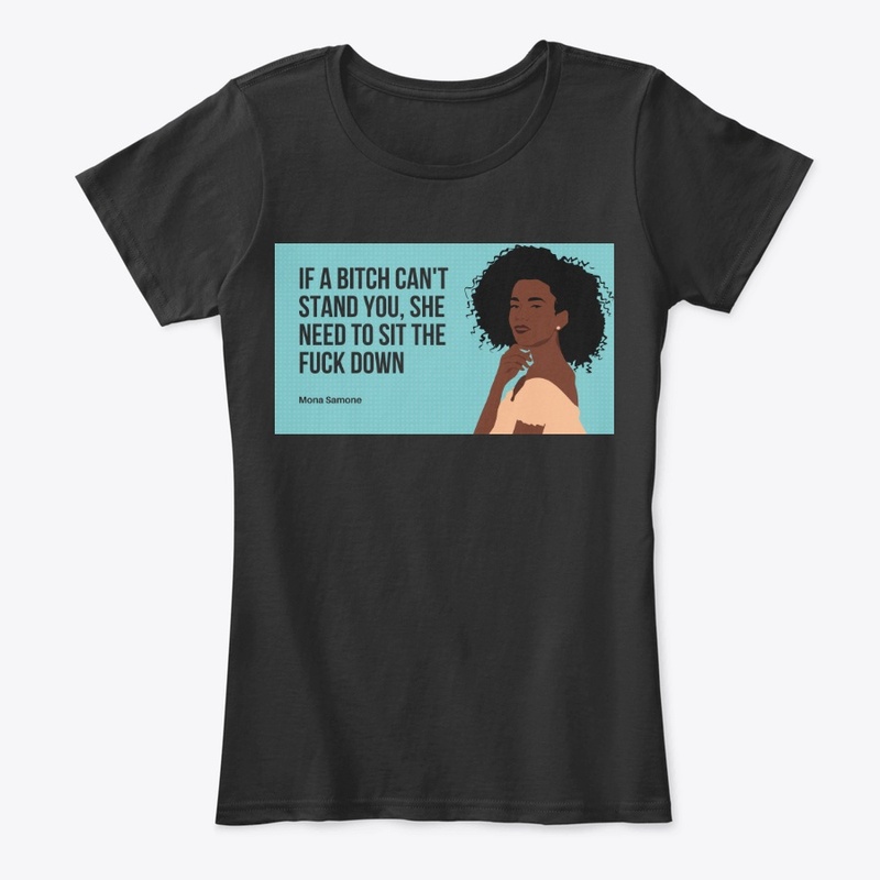 If a BITCH! (Blue Background)