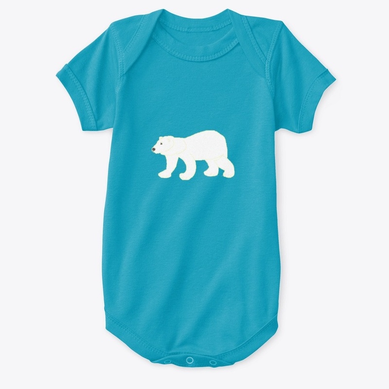 White Polar Bear Graphic