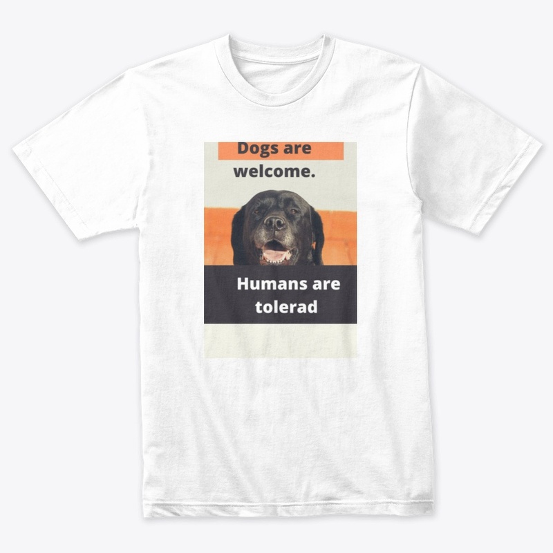 Dogs are welcome.