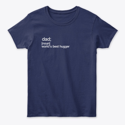 Dad Navy T-Shirt Front