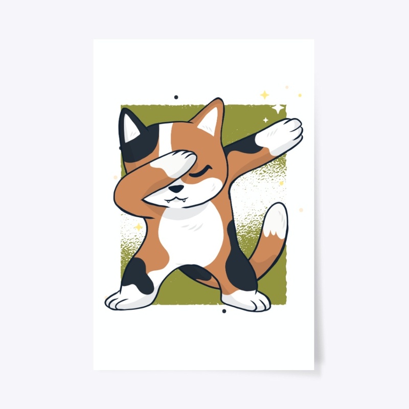 Cool Dab Kitten Dabbing Cat Gift