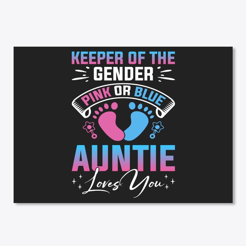 Baby Shower Gender Reveal Auntie