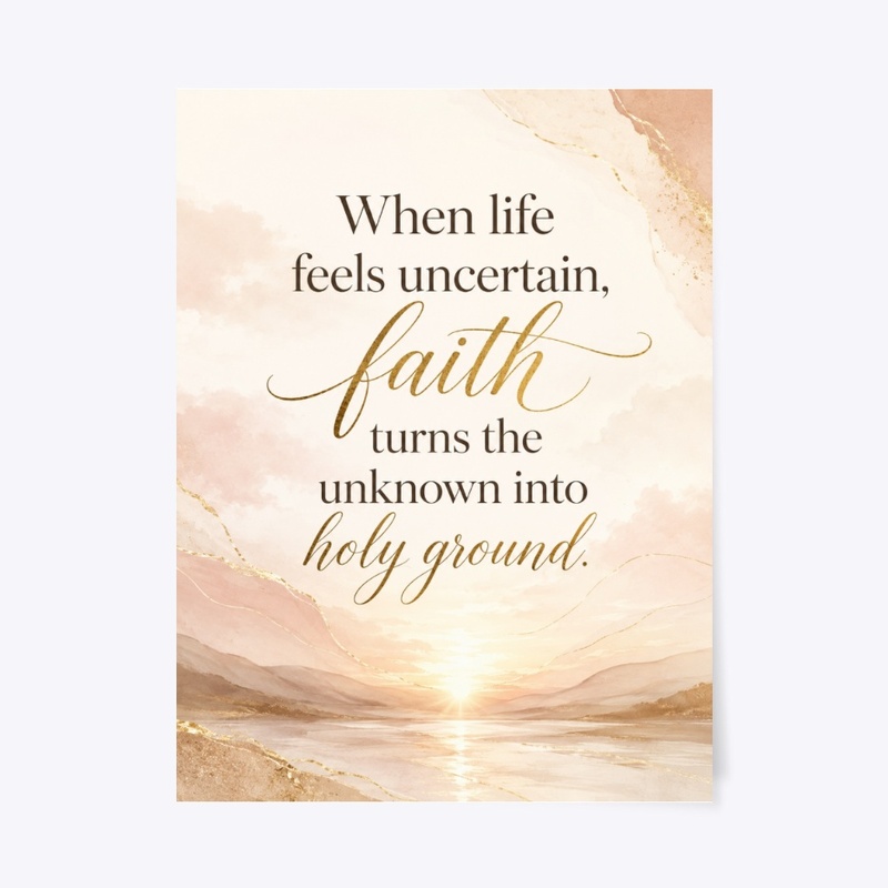 Holy Ground Faith Wall Art
