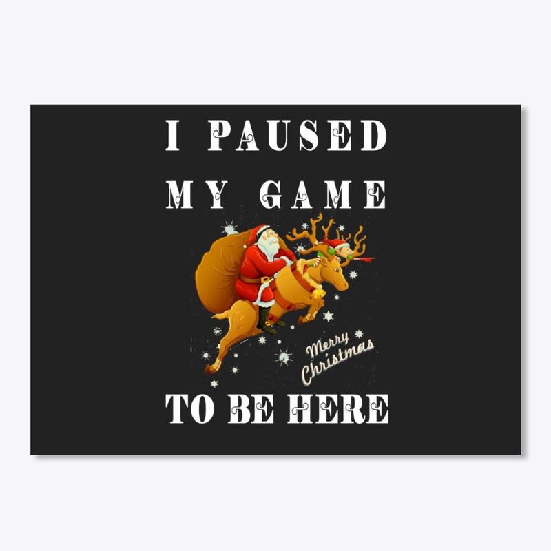 I Paused My Game To Be Here
