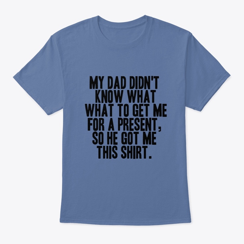 Dad Did The Shopping