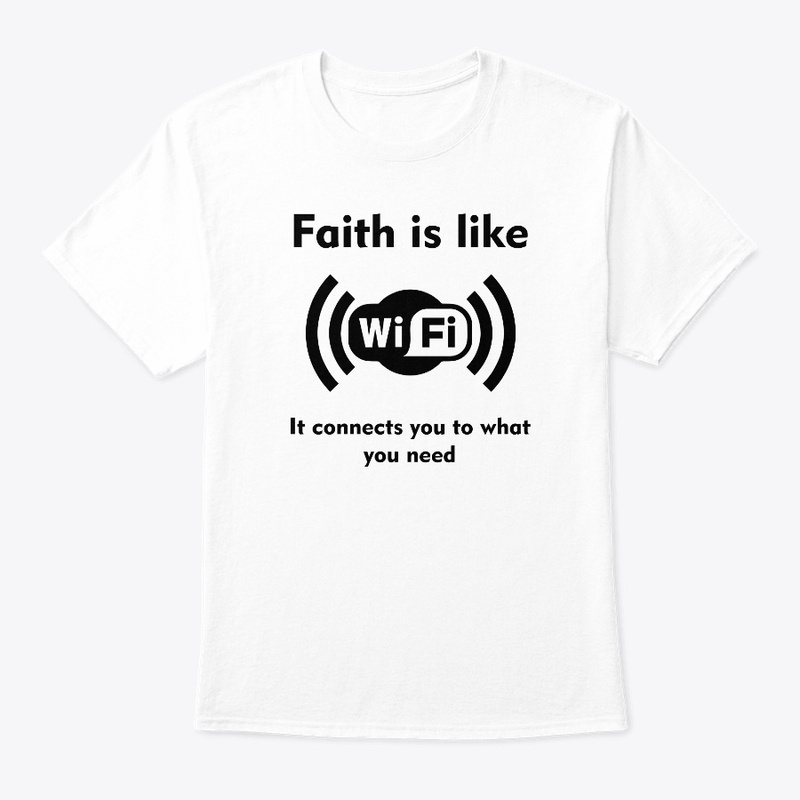 Faith is like Wi-Fi Unisex Hoodie