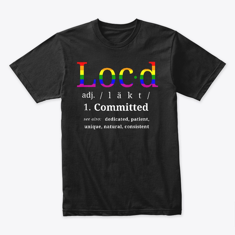Best of both worlds Loc'd  Pride tee