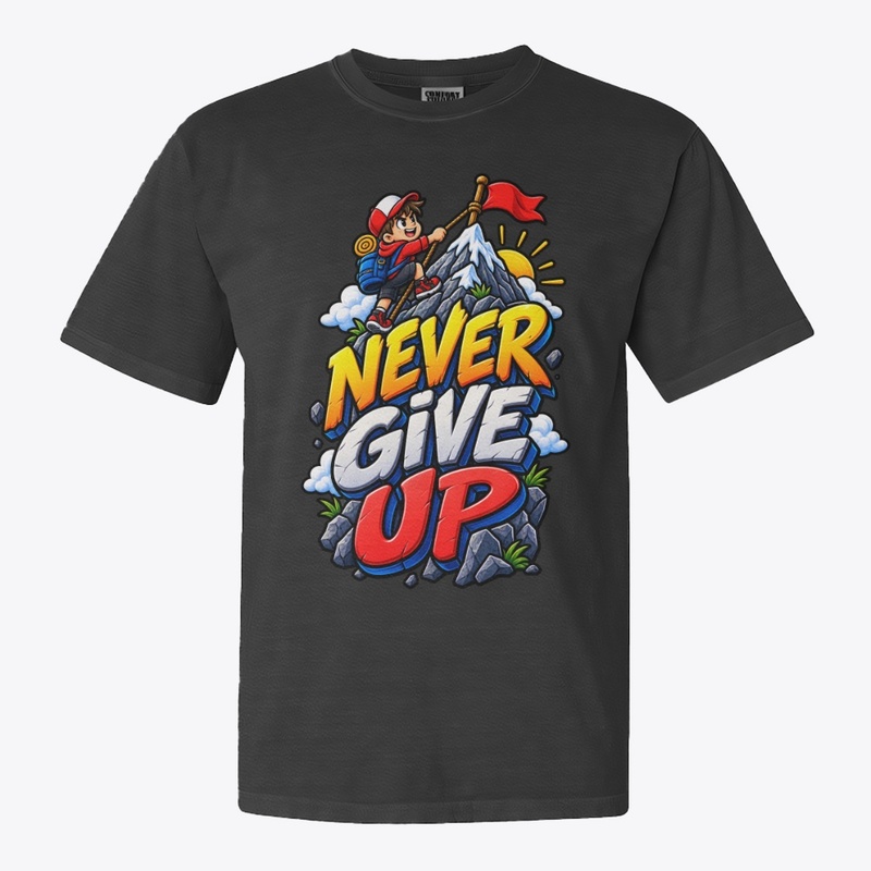 Never Give Up – Mountain Climber