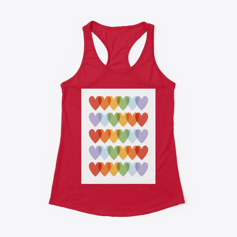 Colorful Love Hearts