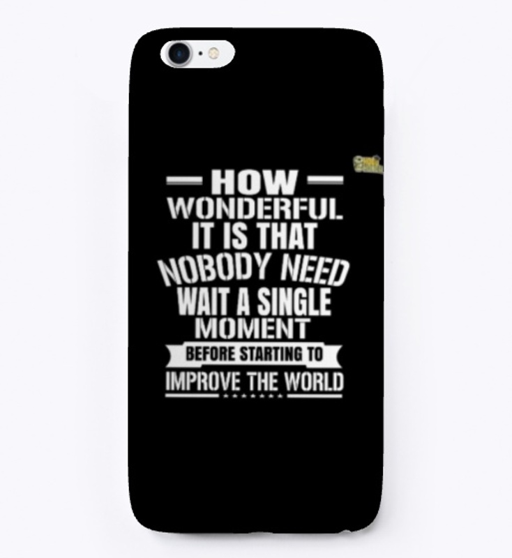 How Wonderful It Is That Nobody Need...