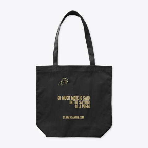 Stanza Cannon   Classic Black T-Shirt Front