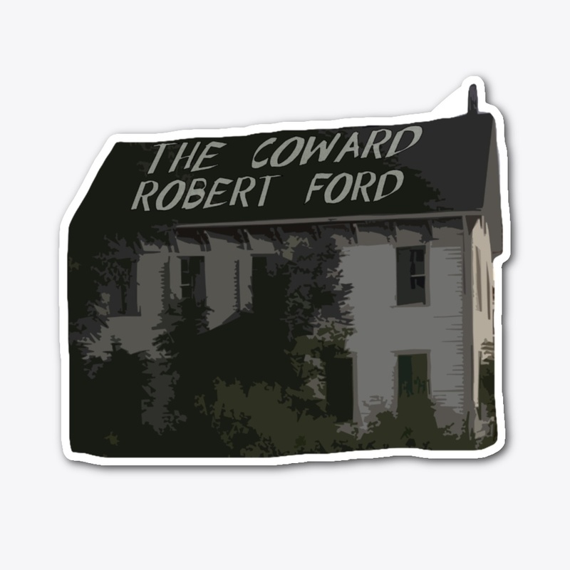 Black Hymns House Sticker