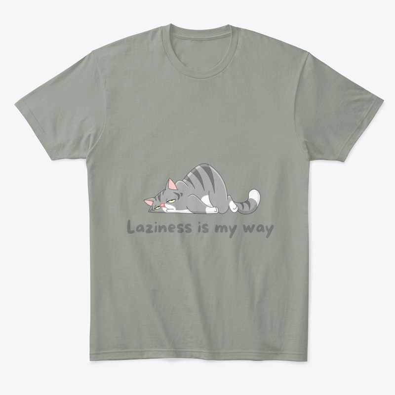 Cute Lazy Cat Design