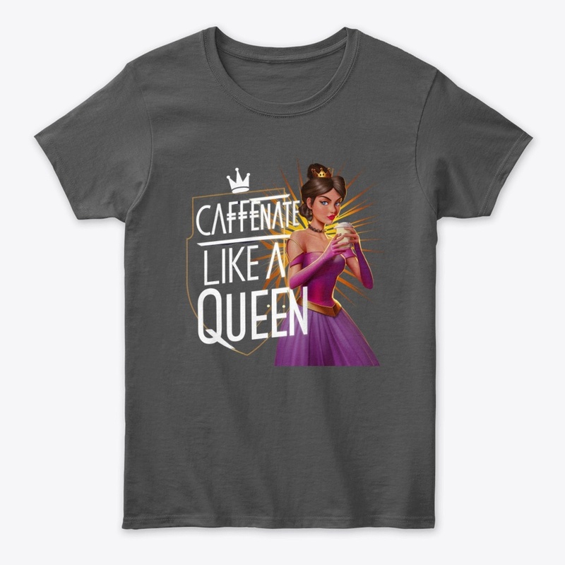 Queen of Caffeine Tee
