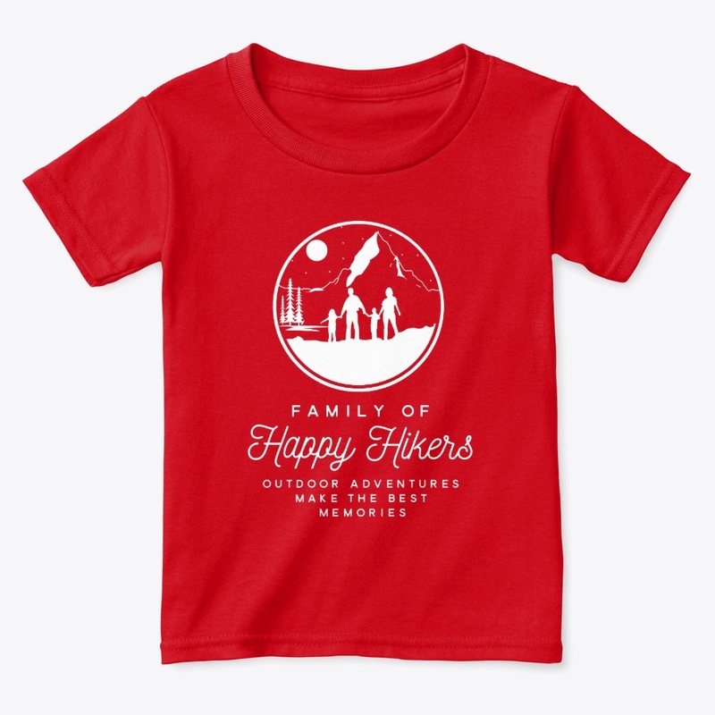 Happy Hikers Family in the Mountains
