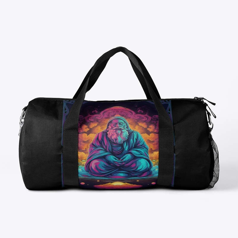 Trippy Celestial Monk/Buddha print