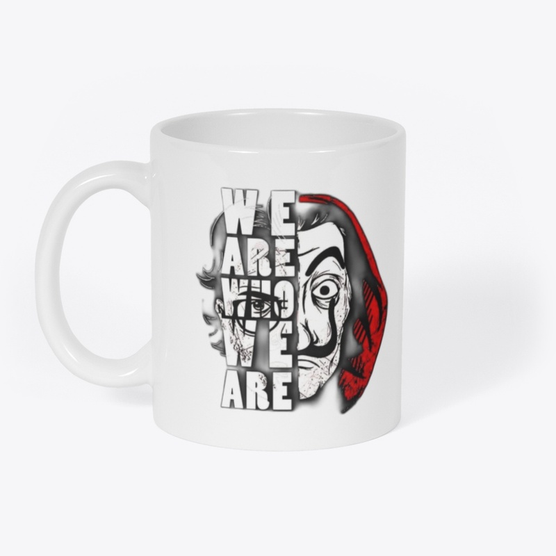 "We Are Who We Are Mask Hoodie"
