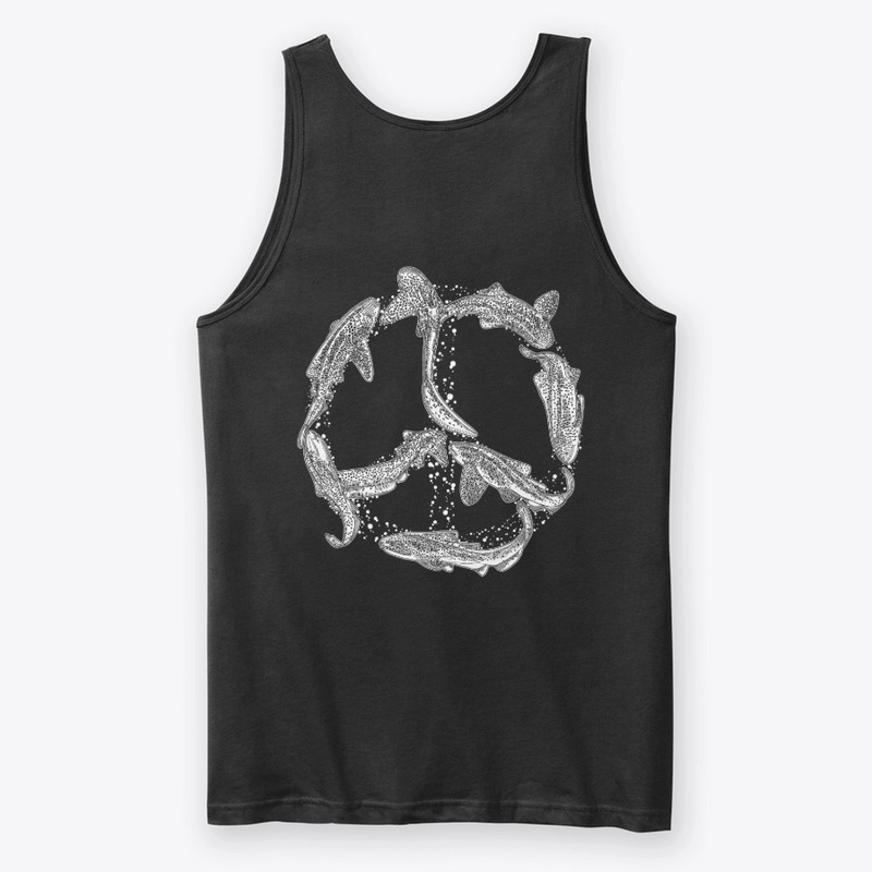 Leopard Shark Peace (White)