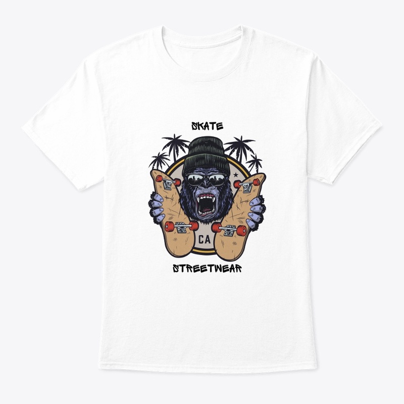 Skate streetwear classic t-shirt design