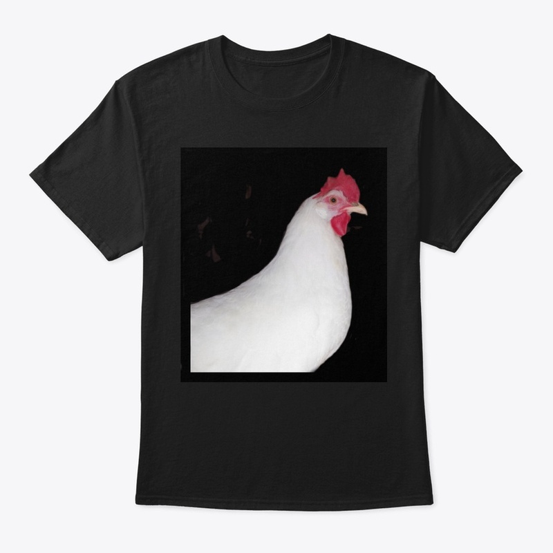 white leghorn hen chicken farm animal