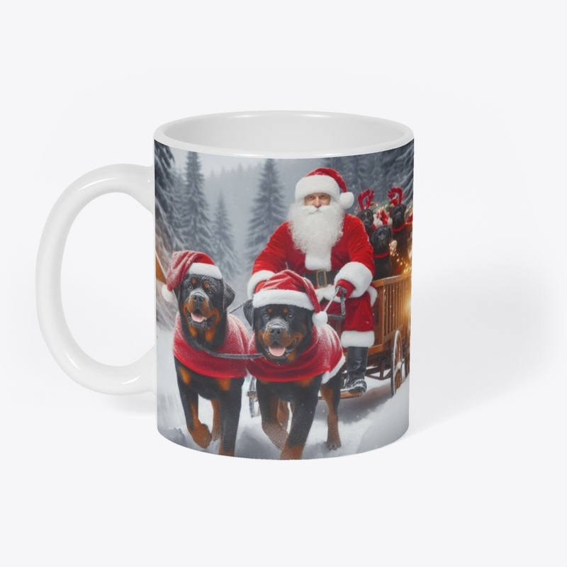 Rottweilers and Santa