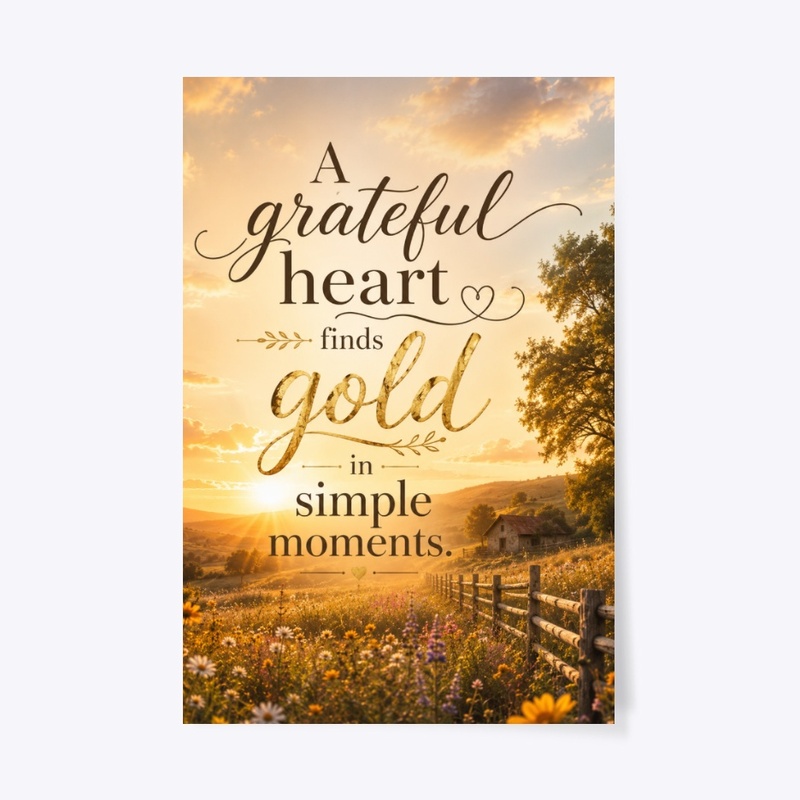 Simple Moments Country Print