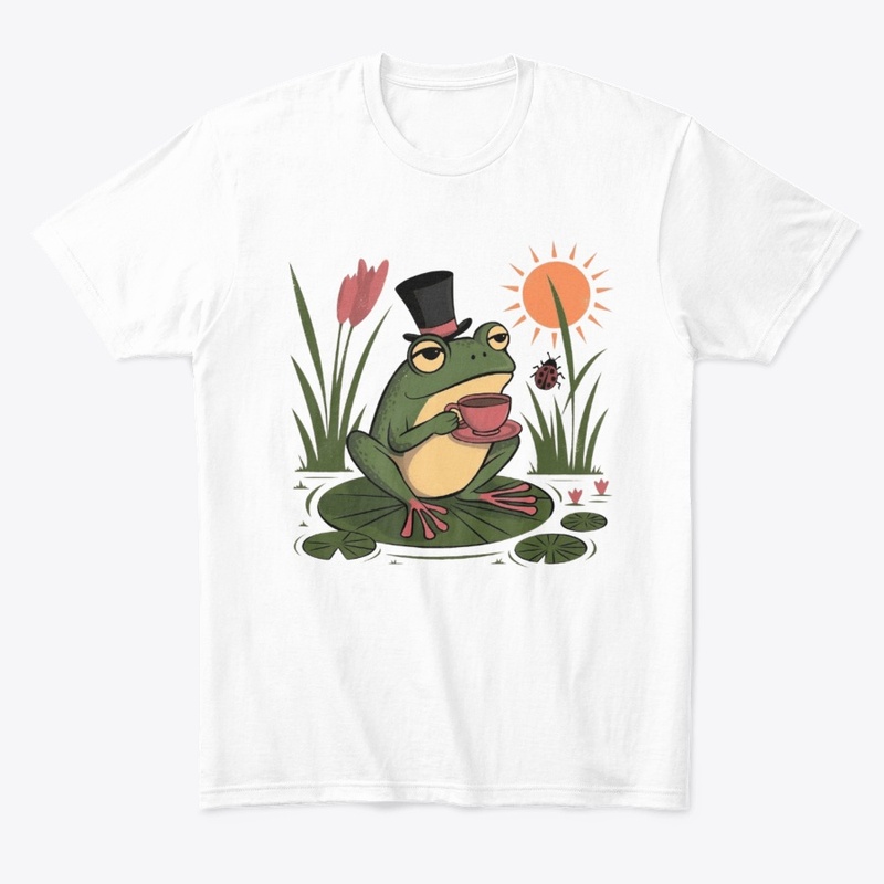 Whimsical Frog Tea Time Tote"