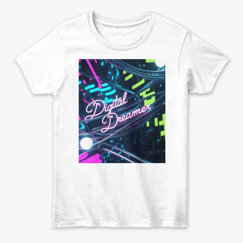 Digital Dreamer Glitch Graphic Design 