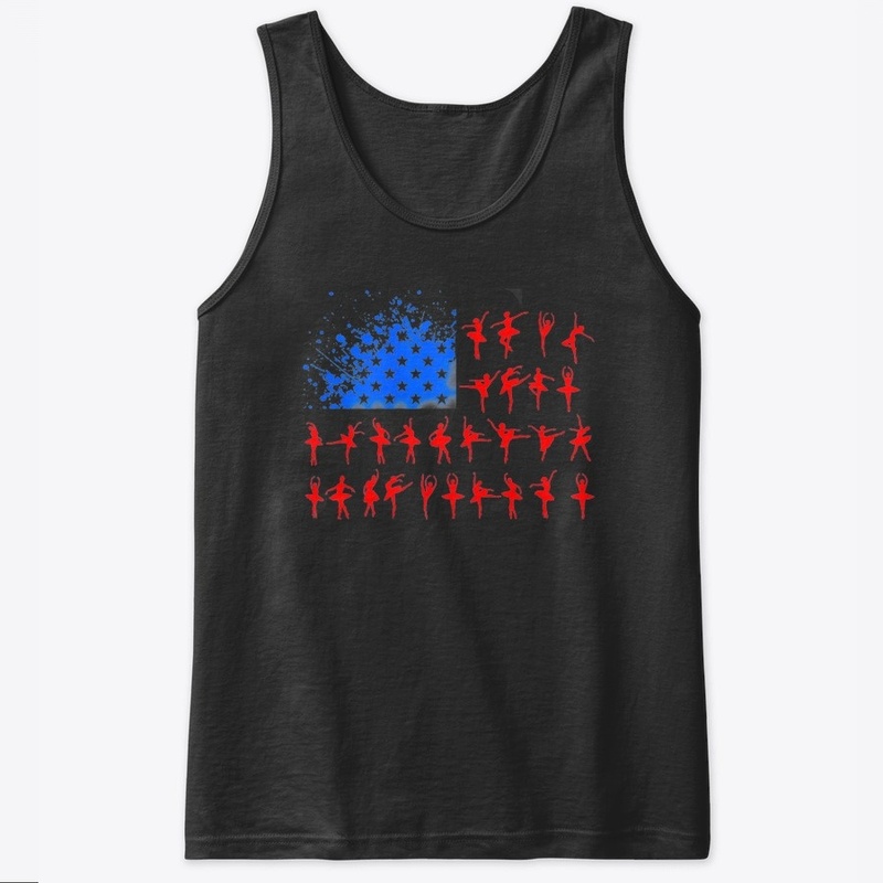 BALLET FLAG USA Ballet American flag