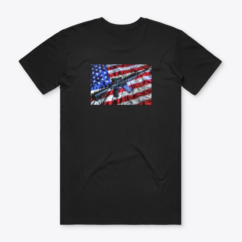 Dirty South Apparel American flag AR15