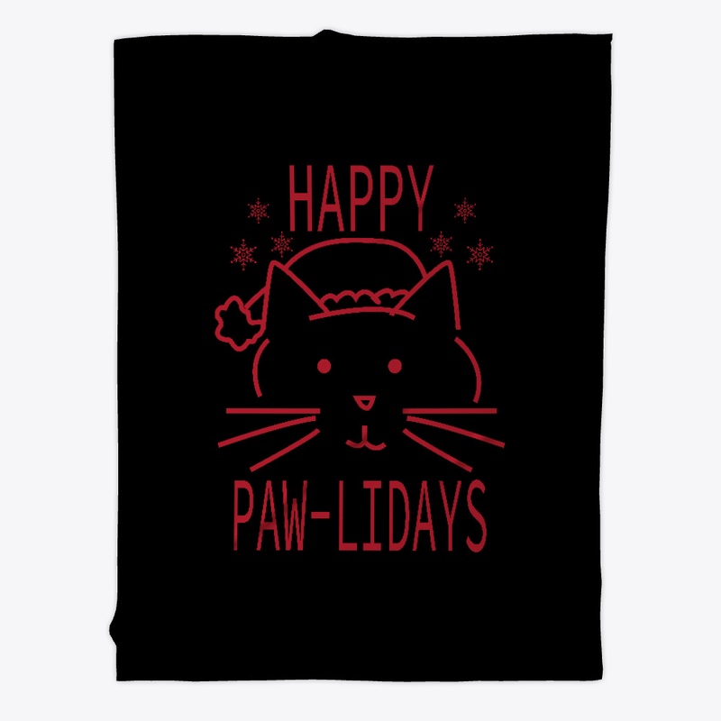 Happy Paw-Lidays Funny Cat Lovers 