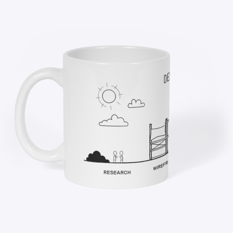 Dt! Street Mug White T-Shirt Front