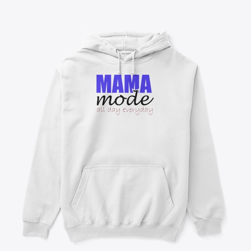 Mothers day mama mode t-shirt blue
