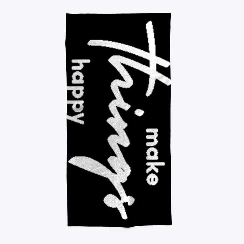 make things happy Beach Towel