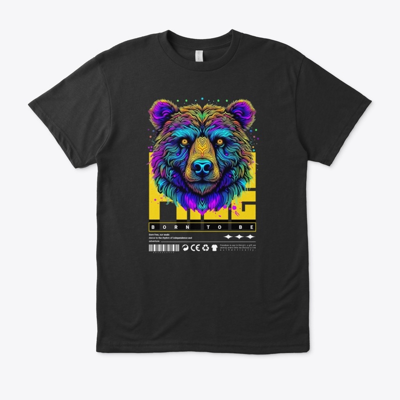Free Born To Be Colorful Stylish Artwork