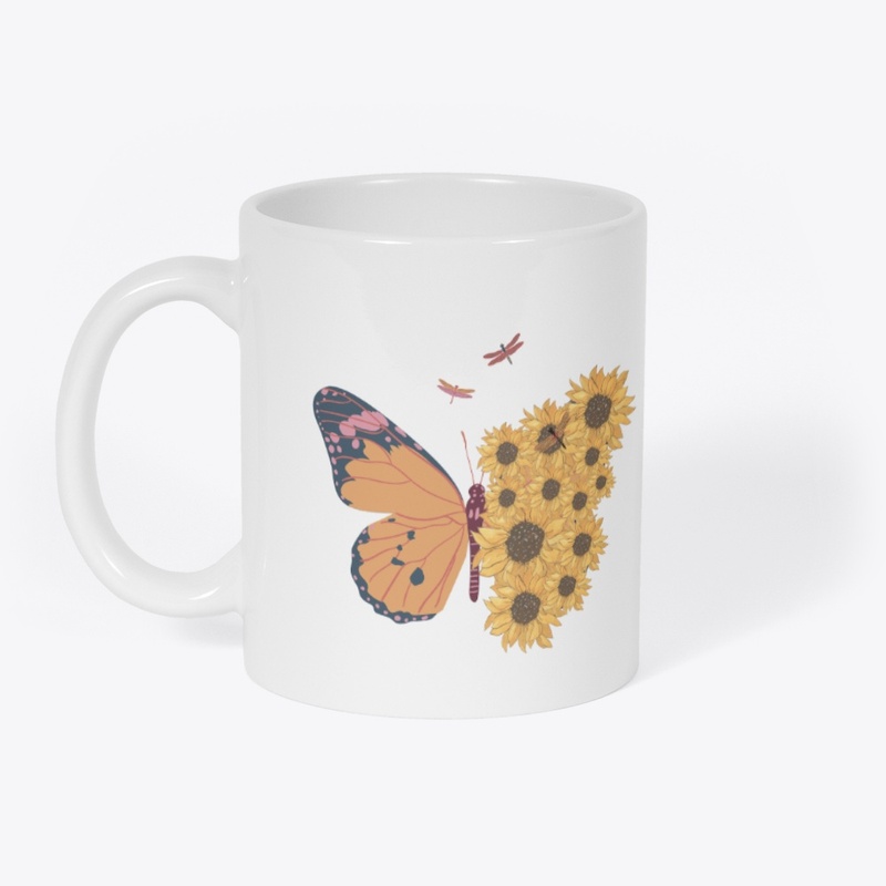 Butterfly mug