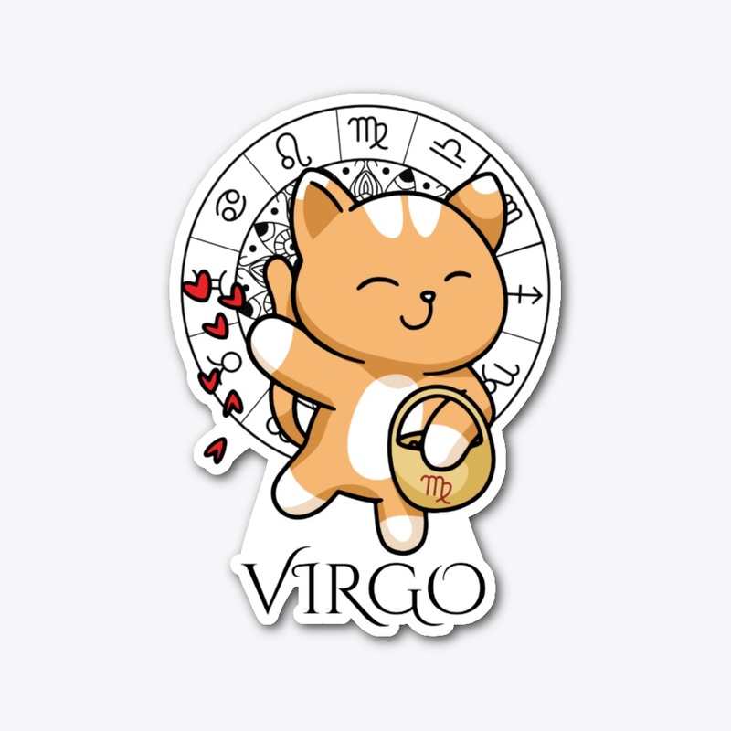 Virgo Zodiac White T-Shirt