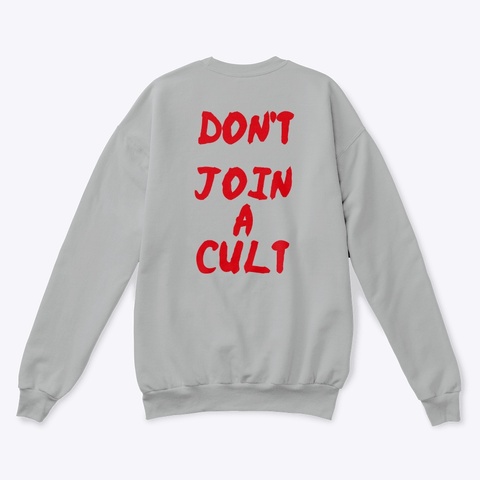 "Nice" Holiday Sweater Light Steel  Kaos Back