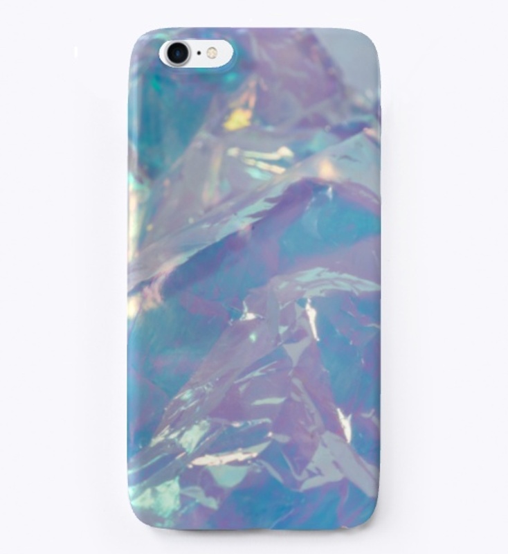 purple/blue crystal IPhone (phone) case