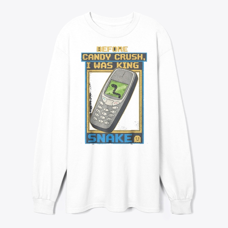Retro Snake King Game Tee