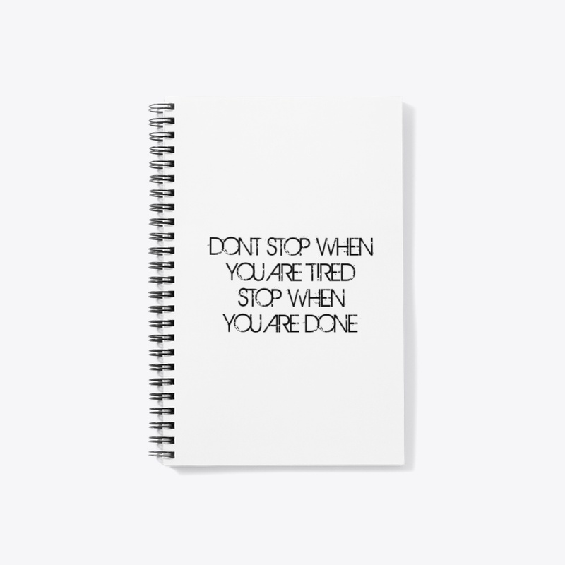 STOP WHEN YOU'RE DONE