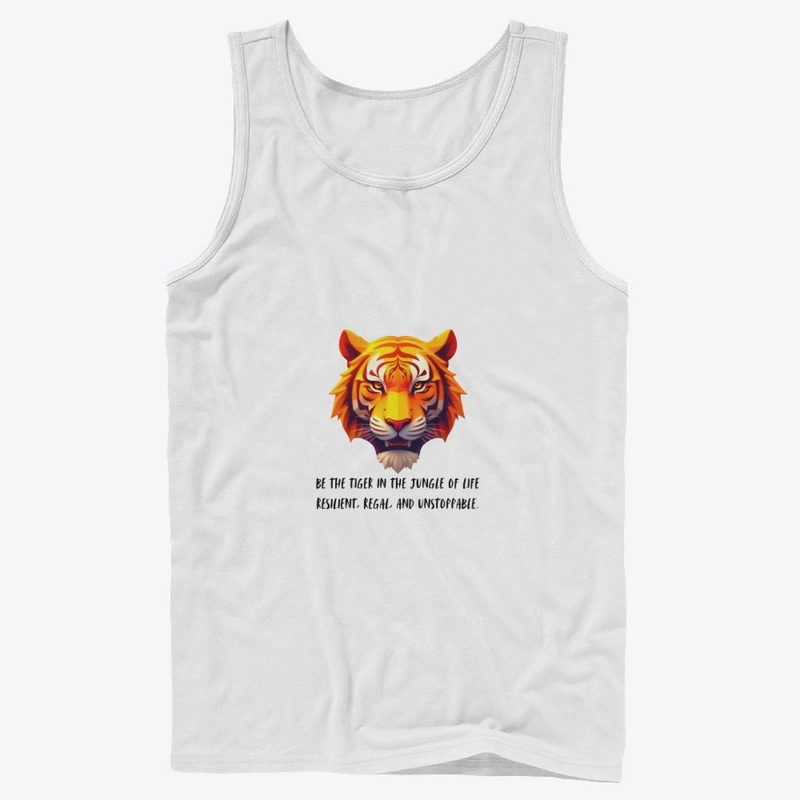 Tiger Graphic Design T-Shirt