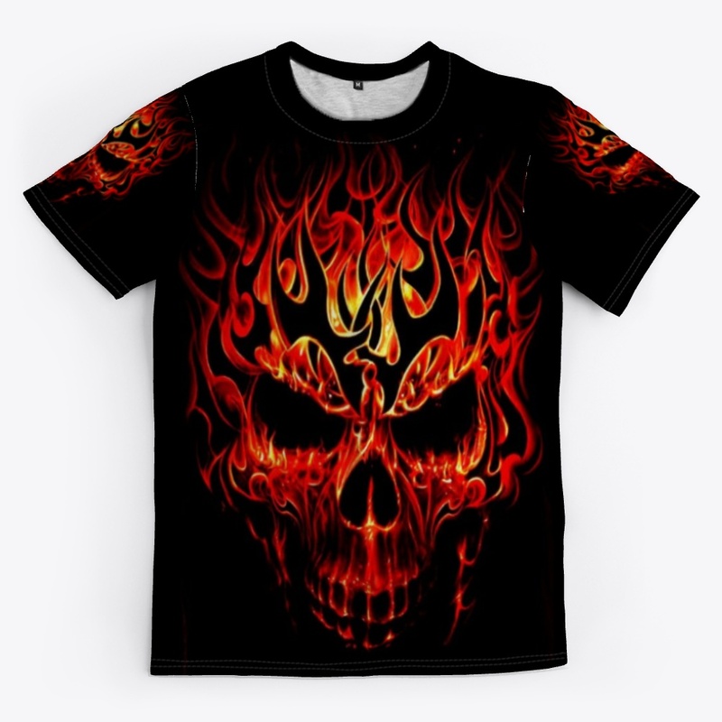 Flaming Skull T-Shirt