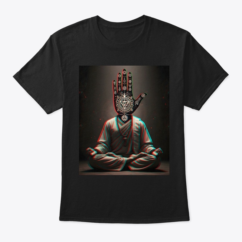 Mystical Hand Meditation Psychedelic Tee