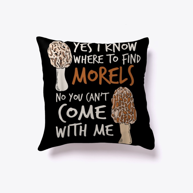 Morel Hunting Tshirt for a Mushroom Hunt