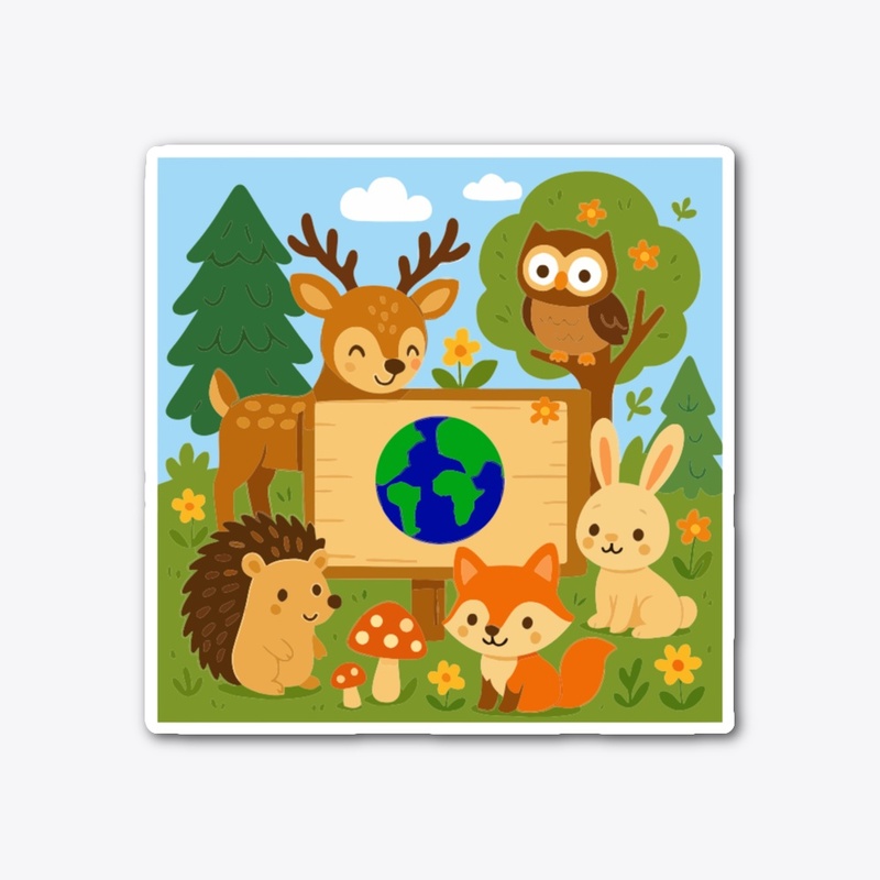 PLANET EARTH STICKER