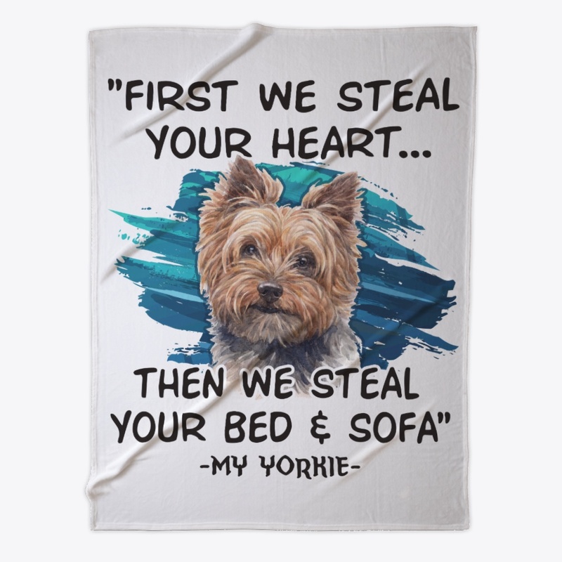 Funny Yorkie Lover Gift First Steal