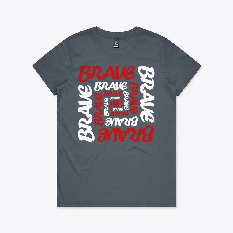 BRAVE Logotype Square Dark