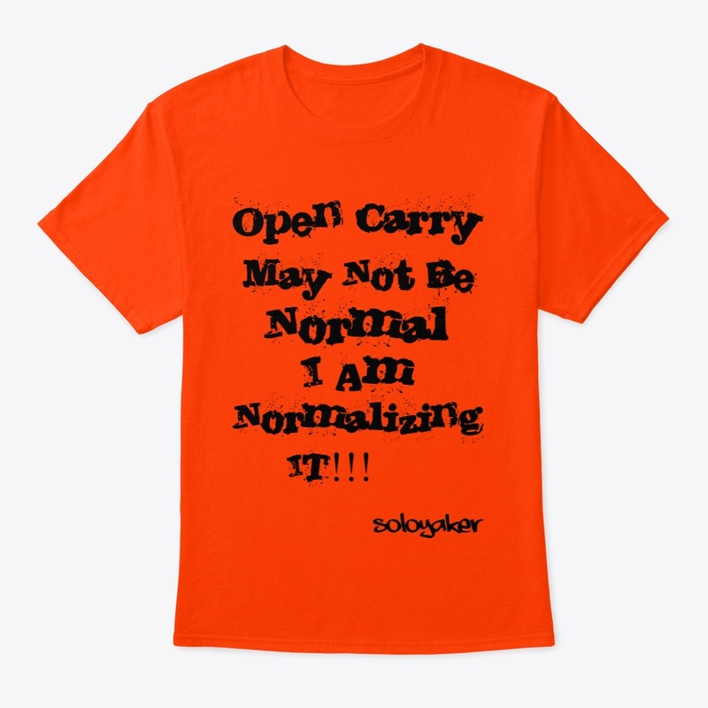Soloyaker Open Carry Normalizing